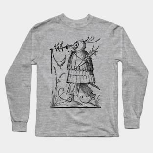 Grotesque #44 The Drolatic Dreams of Pantagruel (1565) Long Sleeve T-Shirt